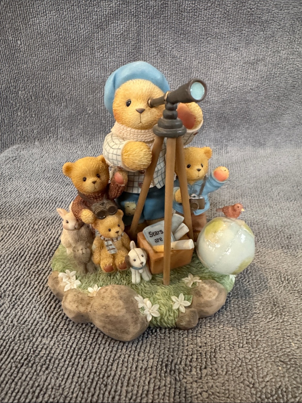 Cherished Teddies Winfield Figurine Millennium Edition in Excellent Condition